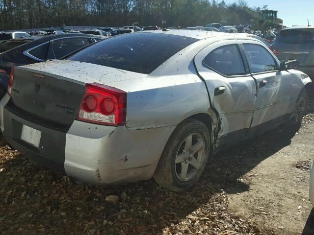 2B3CA3CVXAH108000 - 2010 DODGE CHARGER SX SILVER photo 4