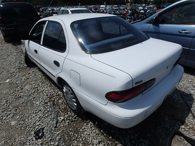 1Y1SK526XTZ029986 - 1996 GEO PRIZM BASE WHITE photo 3