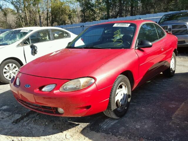 3FAFP11332R139326 - 2002 FORD ESCORT ZX2 RED photo 2