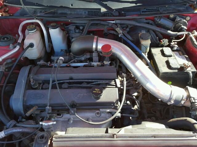 3FAFP11332R139326 - 2002 FORD ESCORT ZX2 RED photo 7