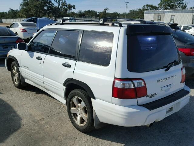 JF1SF65671H722727 - 2001 SUBARU FORESTER S 白色 照片 3
