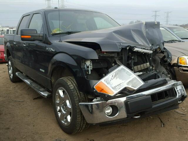 1FTFW1ETXEKG37524 - 2014 FORD F150 BLACK photo 1