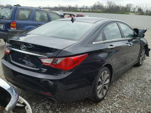 5NPEC4AB0DH807602 - 2013 HYUNDAI SONATA SE/ BLACK photo 4