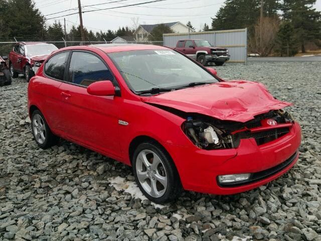 KMHCN35C79U111861 - 2009 HYUNDAI ACCENT SE RED photo 1