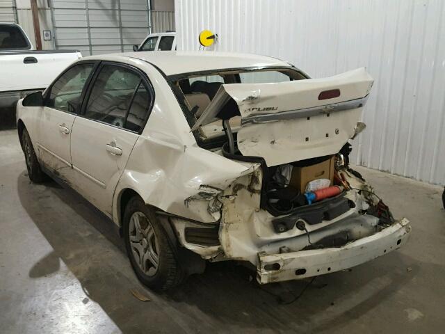1G1ZS58F28F125686 - 2008 CHEVROLET MALIBU WHITE photo 3