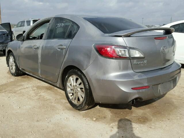 JM1BL1V7XC1596759 - 2012 MAZDA MAZDA3I GRAY photo 3