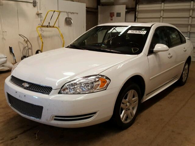 2G1WG5E34D1134809 - 2013 CHEVROLET IMPALA WHITE photo 2