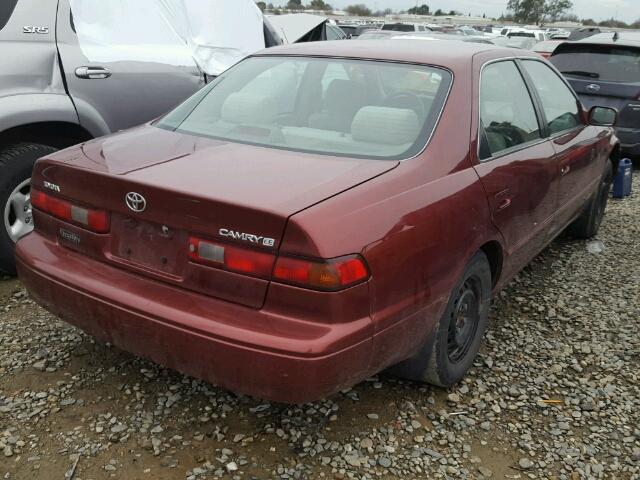 4T1BG22K8XU556201 - 1999 TOYOTA CAMRY CE RED photo 4