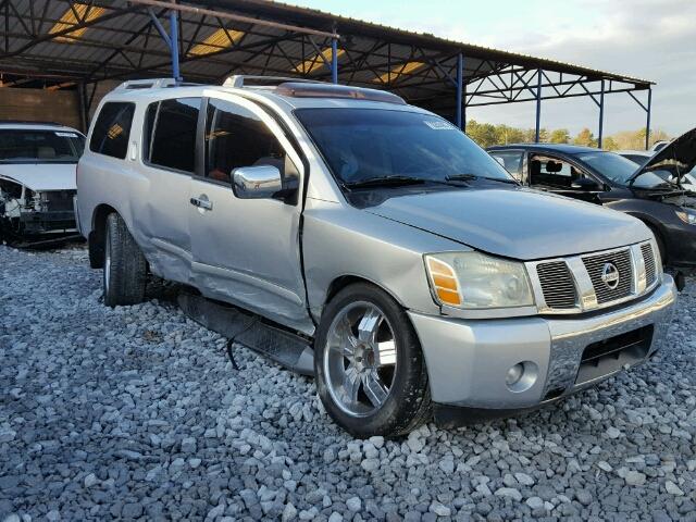 5N1AA08A94N727558 - 2004 NISSAN ARMADA SE SILVER photo 1