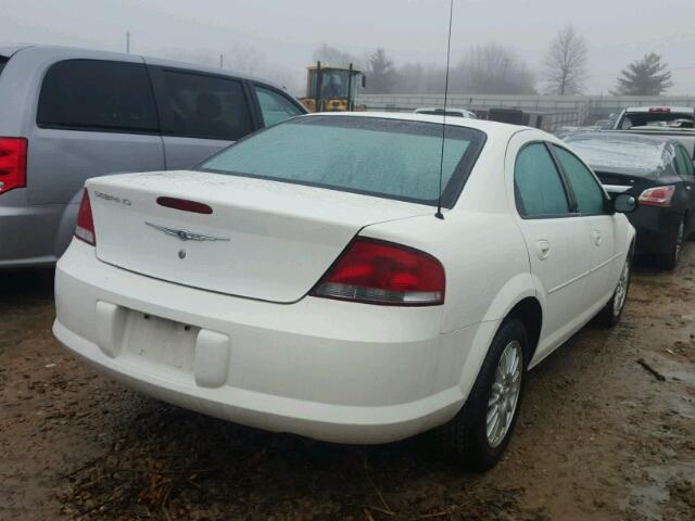 1C3EL46R74N272326 - 2004 CHRYSLER SEBRING LX WHITE photo 4