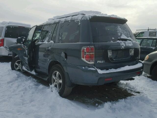 2HKYF186X6H544159 - 2006 HONDA PILOT EX GRAY photo 3