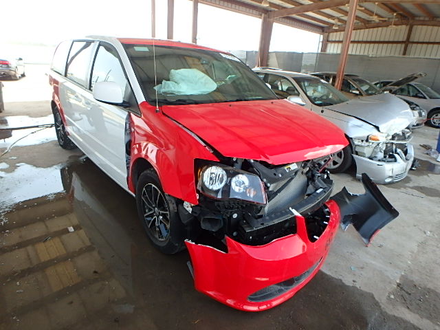 2C4RDGBG6ER405565 - 2014 DODGE GRAND CARA RED photo 1