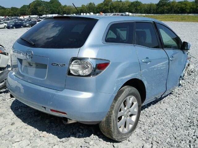 JM3ER293380198435 - 2008 MAZDA CX-7 BLUE photo 4