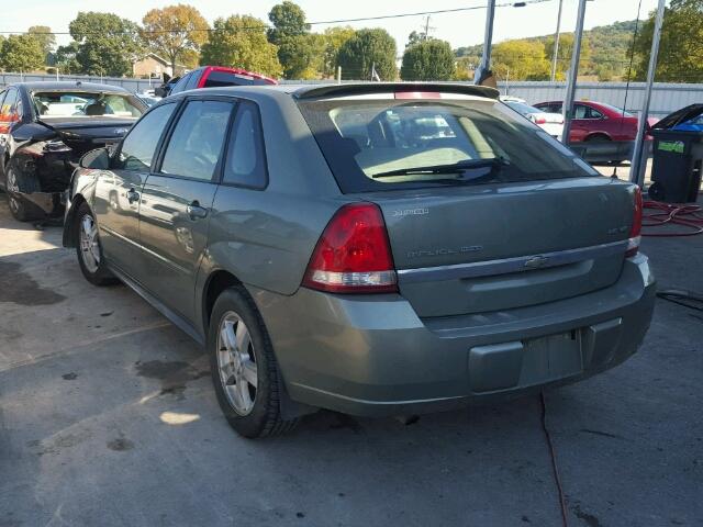 1G1ZT64845F213337 - 2005 CHEVROLET MALIBU MAX 绿色 照片 3