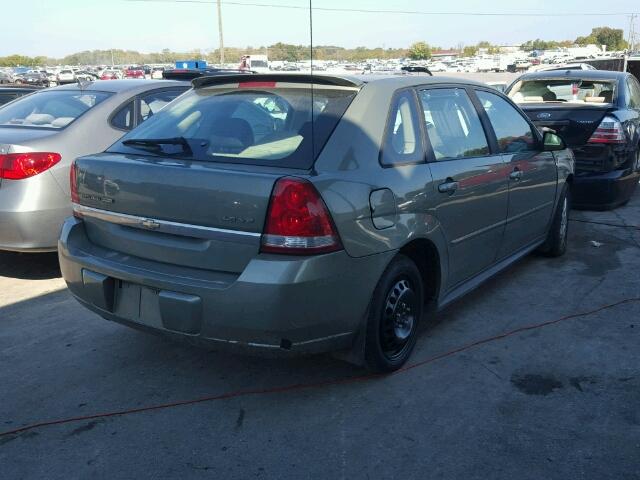1G1ZT64845F213337 - 2005 CHEVROLET MALIBU MAX 绿色 照片 4