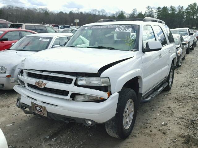 1GNEK13ZX3R174584 - 2003 CHEVROLET TAHOE K150 WHITE photo 2