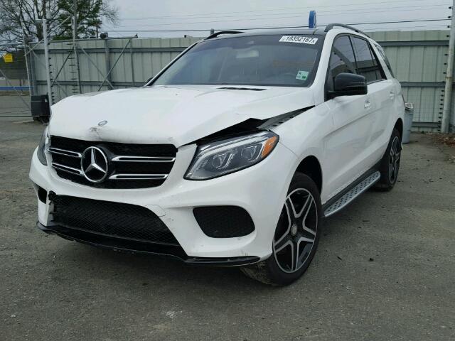 4JGDA5JB2GA800455 - 2016 MERCEDES-BENZ GLE 350 WHITE photo 2