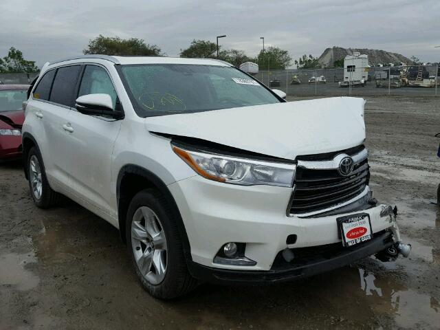 5TDDKRFH5GS343181 - 2016 TOYOTA HIGHLANDER WHITE photo 1