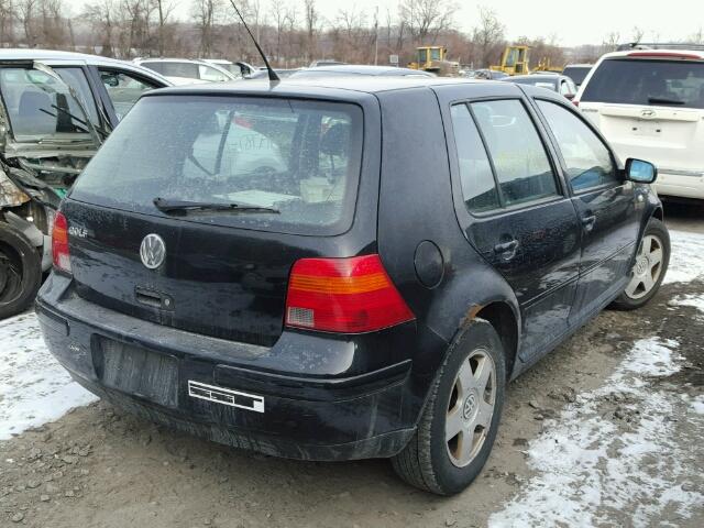 9BWGT61J214042430 - 2001 VOLKSWAGEN GOLF GLS BLACK photo 4