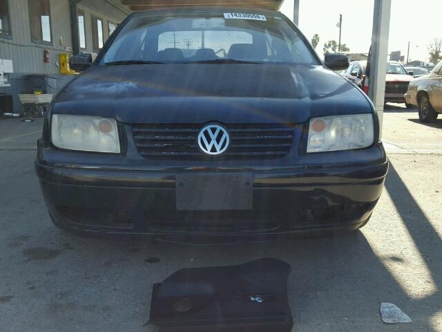 3VWSE69M22M131818 - 2002 VOLKSWAGEN JETTA GLS BLACK photo 9