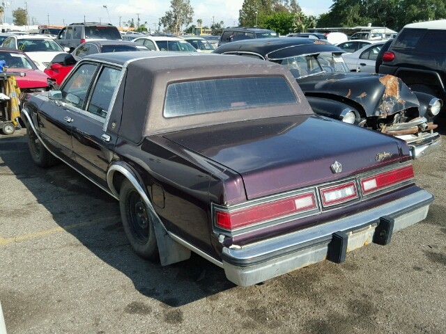 1C3BF66P9JW109171 - 1988 CHRYSLER FIFTH AVEN MAROON photo 3