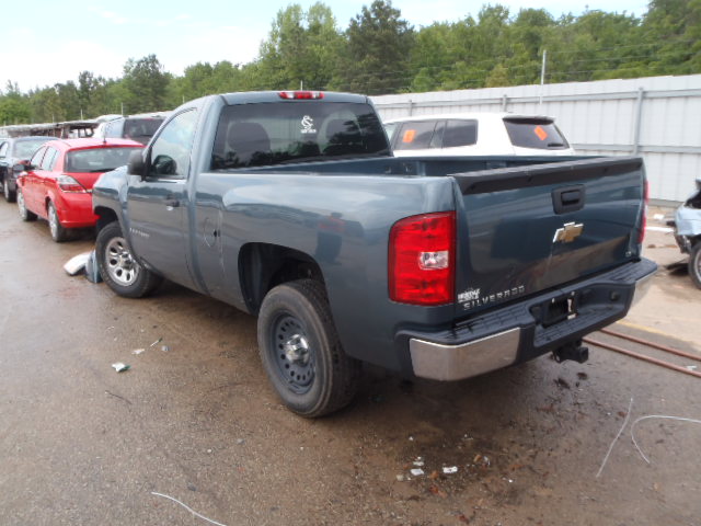 1GCEC14C67Z593683 - 2007 CHEVROLET SILVERADO BLUE photo 3