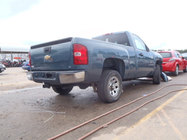 1GCEC14C67Z593683 - 2007 CHEVROLET SILVERADO BLUE photo 4