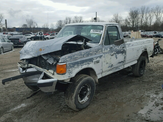 1FTHF2616HNA23780 - 1987 FORD F250 WHITE photo 10