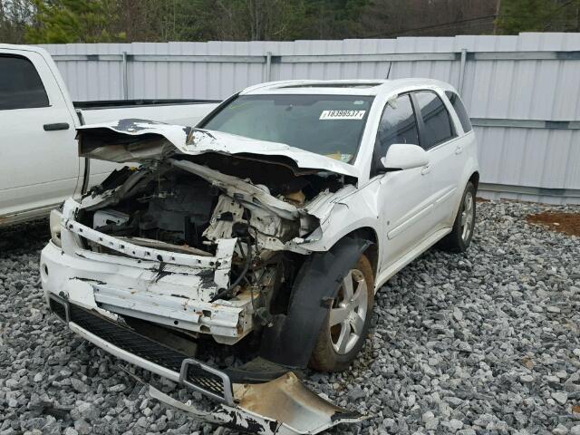 2CNDL737486008787 - 2008 CHEVROLET EQUINOX SP WHITE photo 2