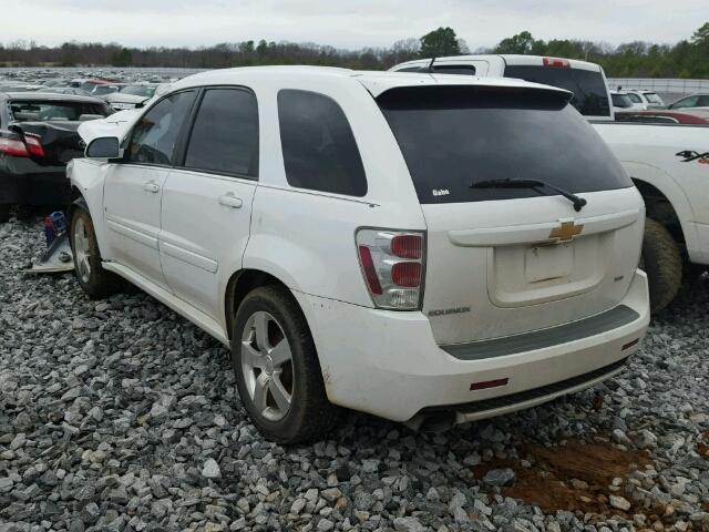 2CNDL737486008787 - 2008 CHEVROLET EQUINOX SP WHITE photo 3