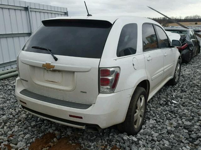 2CNDL737486008787 - 2008 CHEVROLET EQUINOX SP WHITE photo 4