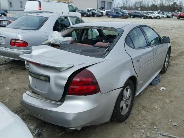 2G2WP552X61233690 - 2006 PONTIAC GRAND PRIX SILVER photo 4