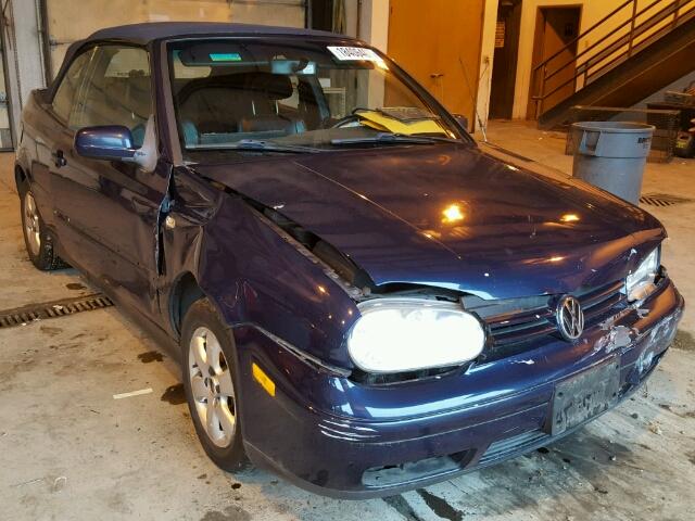 3VWDC21V81M805108 - 2001 VOLKSWAGEN CABRIO GLX 蓝色 照片 1