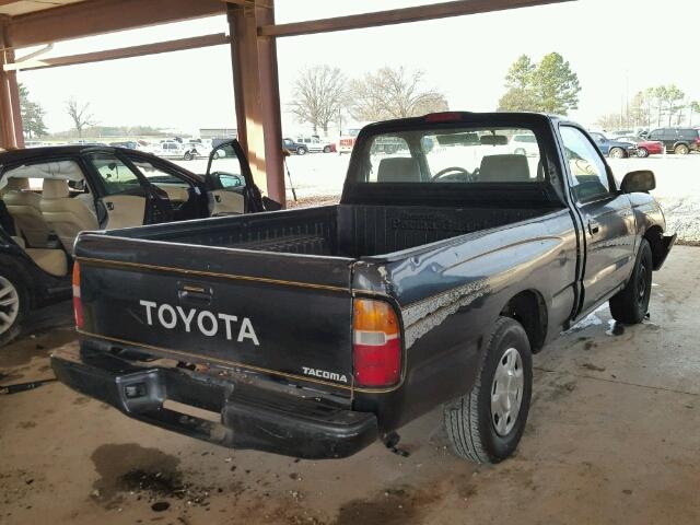 4TANL42N6TZ109782 - 1996 TOYOTA TACOMA GREEN photo 4