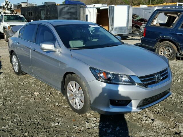 1HGCR2F80EA066689 - 2014 HONDA ACCORD SILVER photo 1