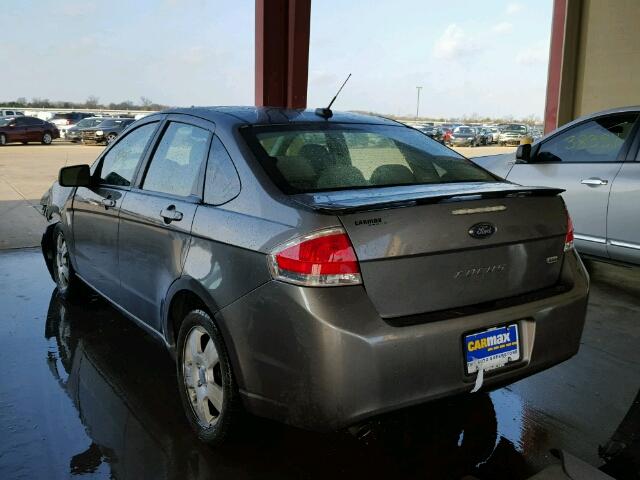 1FAHP3GN7AW118410 - 2010 FORD FOCUS SES GRAY photo 3