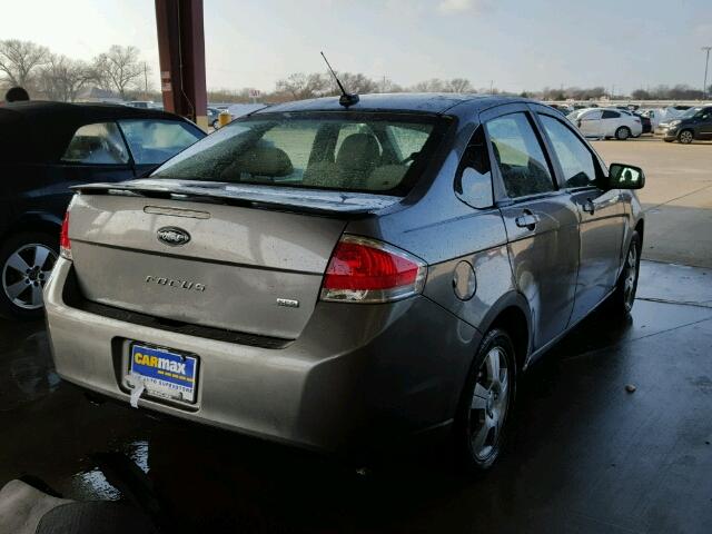 1FAHP3GN7AW118410 - 2010 FORD FOCUS SES GRAY photo 4