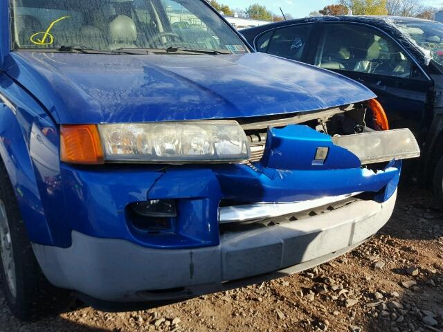 5GZCZ63454S808213 - 2004 SATURN VUE BLUE photo 9