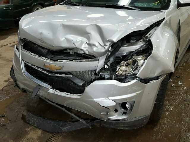 2GNALDEC4B1325397 - 2011 CHEVROLET EQUINOX LT SILVER photo 10