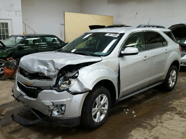 2GNALDEC4B1325397 - 2011 CHEVROLET EQUINOX LT SILVER photo 2