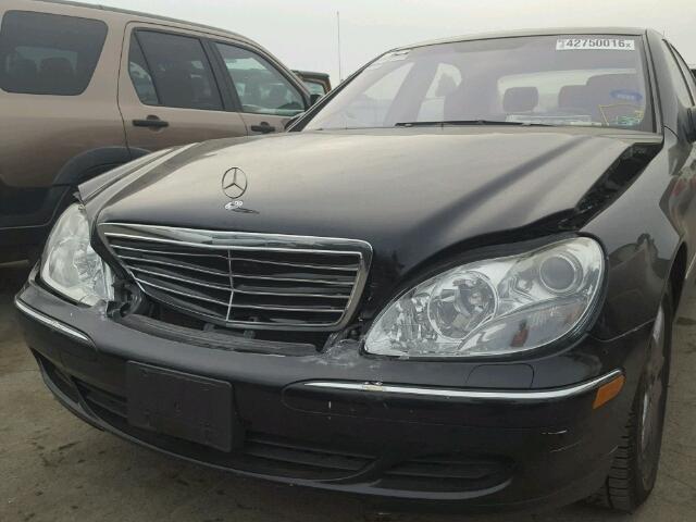 WDBNG70J93A370279 - 2003 MERCEDES-BENZ S 430 BLACK photo 9