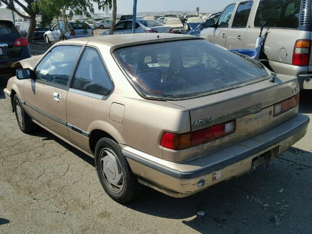 JH4DA3458KS018452 - 1989 ACURA INTEGRA LS TAN photo 3