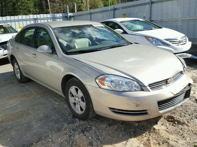 2G1WT58K481200019 - 2008 CHEVROLET IMPALA LT BEIGE photo 1