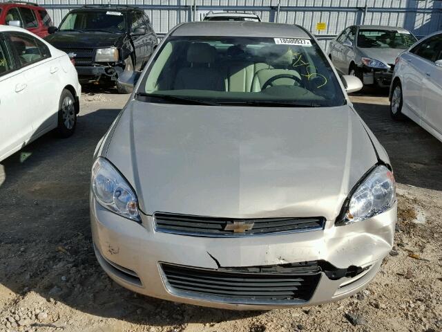 2G1WT58K481200019 - 2008 CHEVROLET IMPALA LT BEIGE photo 10