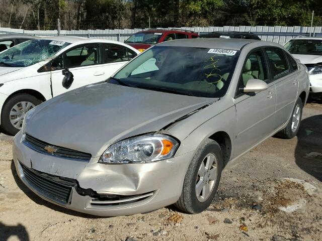 2G1WT58K481200019 - 2008 CHEVROLET IMPALA LT BEIGE photo 2