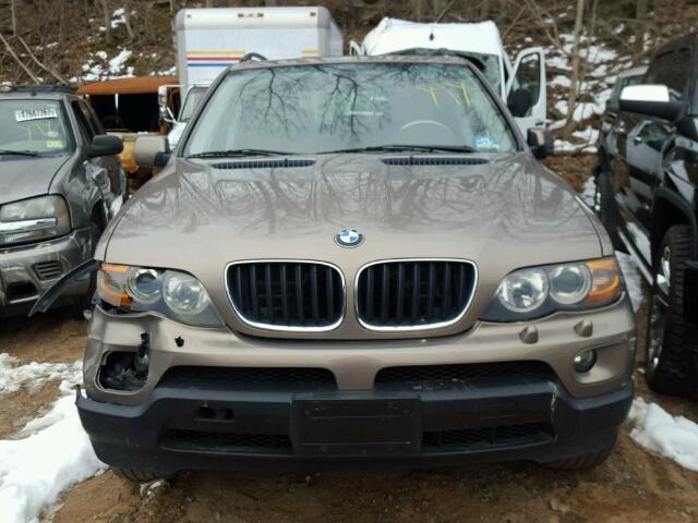 5UXFA13535LY20436 - 2005 BMW X5 3.0I GOLD photo 10