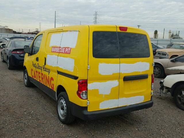 3N63M0YN0FK716221 - 2015 CHEVROLET CITY EXPRE YELLOW photo 3