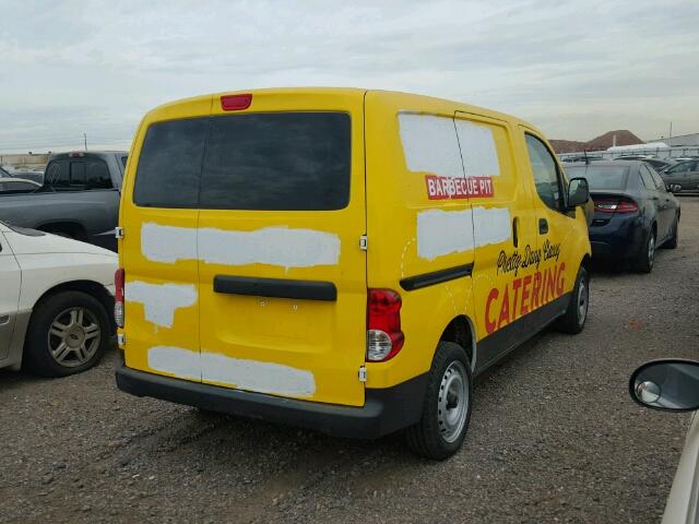 3N63M0YN0FK716221 - 2015 CHEVROLET CITY EXPRE YELLOW photo 4