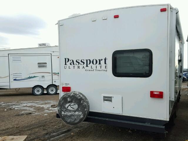 4YDT2402XET414275 - 2014 KEYSTONE PASSPORT WHITE photo 4