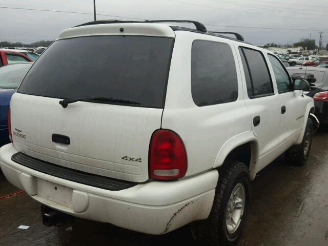 1B4HS28Y6XF601906 - 1999 DODGE DURANGO WHITE photo 4